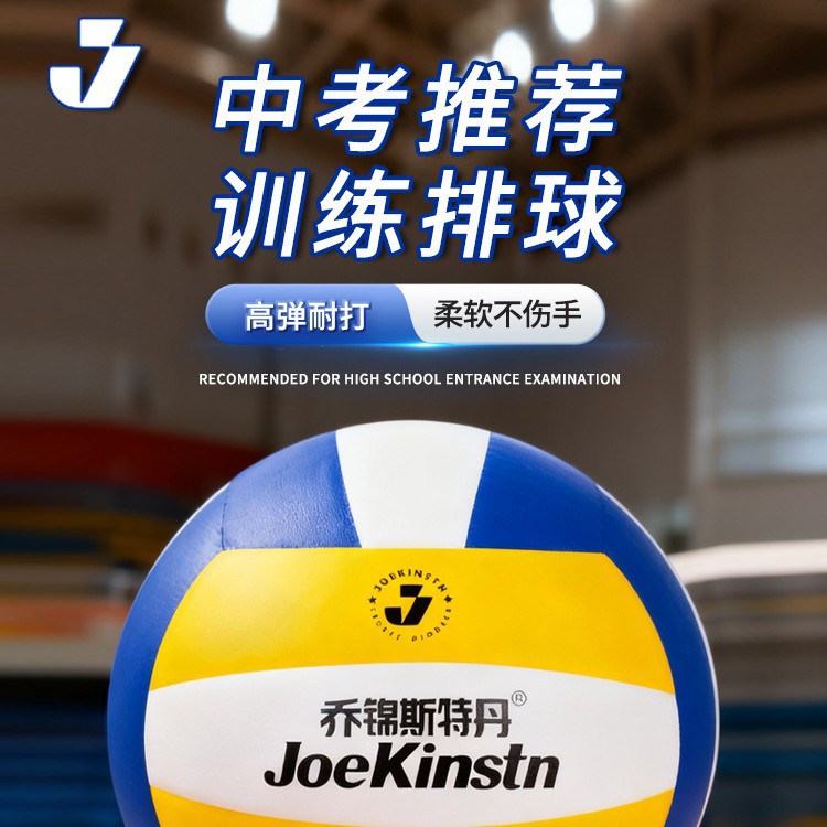 Qiao Jin Amsterdam Volleyball No. 5 Volleyball Competition Training Inflatable Volleyball for High School Entrance Exam Students with Ball Needle for Men and Women