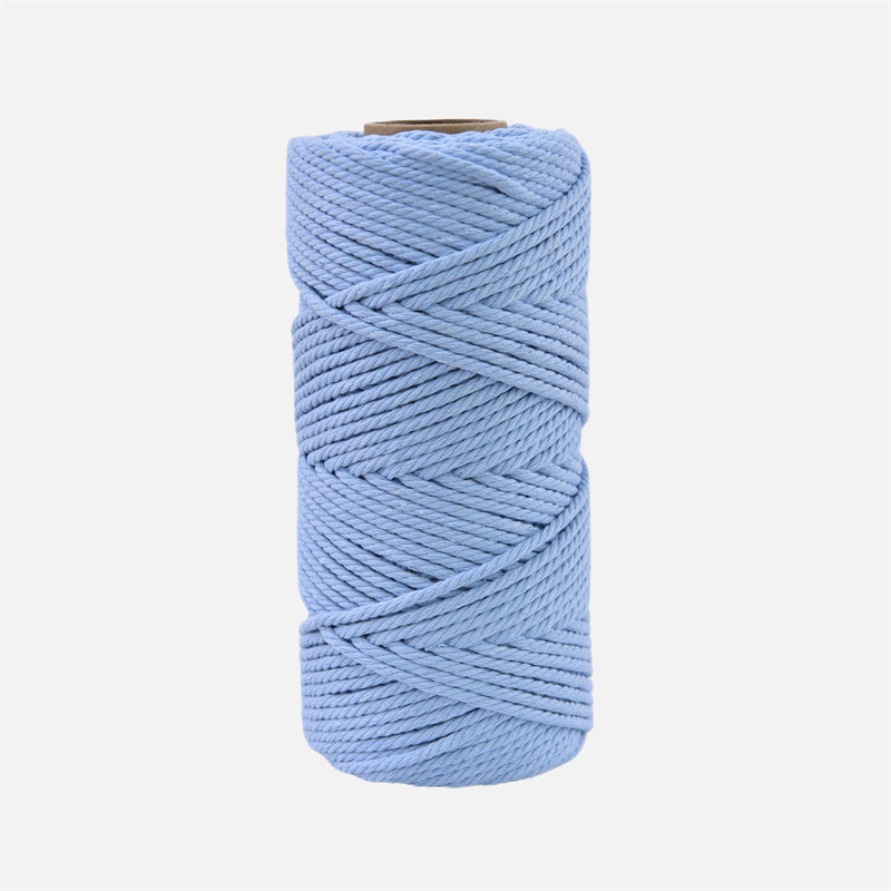3mm cuerda de algodón colorido diy hecho a mano 4mm cuerda de tapiz cuerda tejida 5mm regalo cuerda de algodón decorativa cuerda de sombrero al por mayor