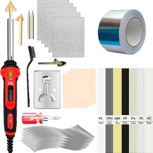 Plastic Parts Repair Tool Smoothing Head Electric Soldering Iron Welding Smoothing Car Tool Plastic Iron Welding Machine Repair Soldering Iron