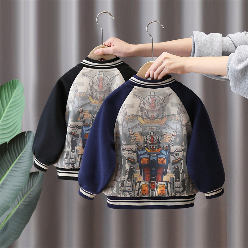 7815 chaquetas para niños modelos de primavera y otoño 2025 nuevos uniformes de béisbol para niños tops de otoño para bebés chaquetas para niños de moda