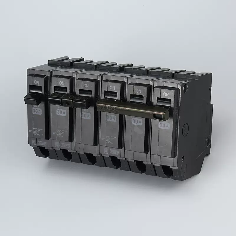 THQL美式小型断路器1P/2P南美美规美标黑色微型断路器20A/30A/60A