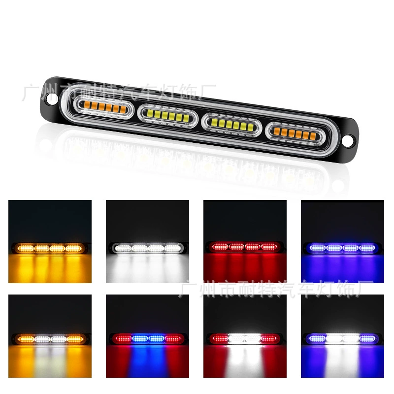 Новый 24 легких ультратонких вспышек мотоцикла задний фонарь пикап боковой свет 12-24 В общий Автомобильный свет