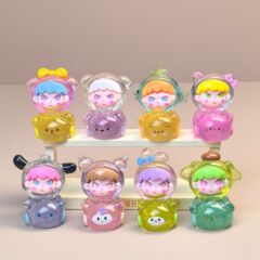 透明な大きな姉妹の車 diy ジュエリー樹脂アクセサリー車の装飾品プレイテーブルキーホルダートレンディな卸売クリエイティブクリーム接着剤