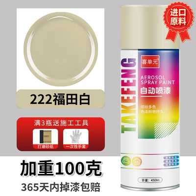 Avtomobil boyası rust-proof rust-free furniture wood - futian-white-450ml-bottle-spray-paint