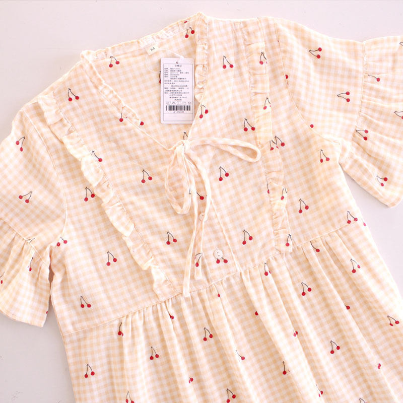 Chemise de nuit en coton - Ref 3446426 Image 6