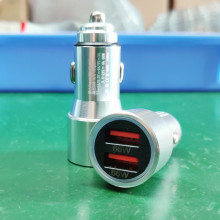 双USB车充 车载充电器超级快充 安全锤车充 汽车手机充电器66W
