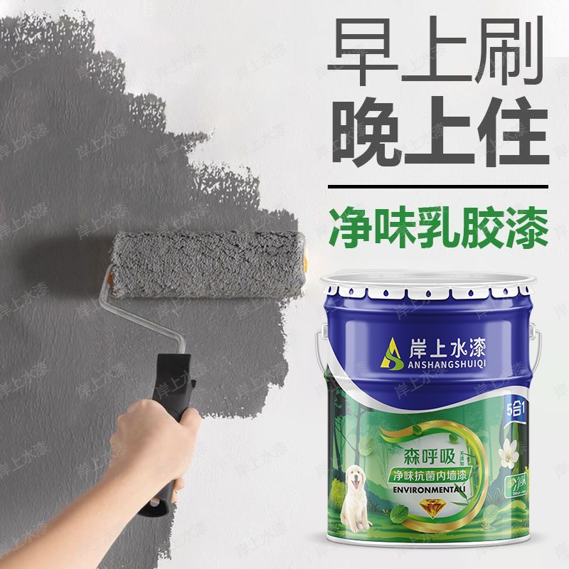 Pintura de Látex para Pared Interior Base Agua Blanca Resistente al Agua