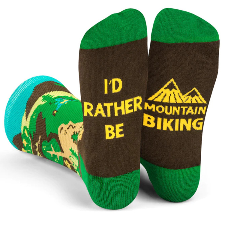 Warm Function Cute Funny Unisex Cartoon Cotton Crew Socks A Pair
