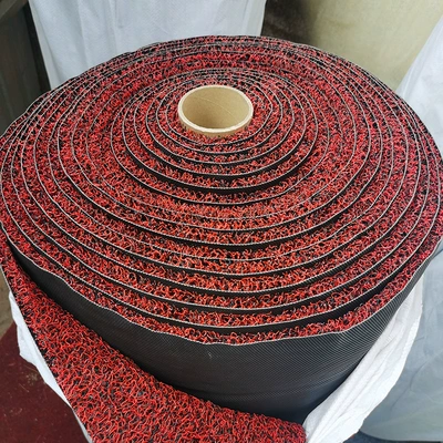 10mm Encrypted Nailless Wire Coil Car Hot Melt Wire Anti-Slip Foot Pad Pvc Large Roll Universal Foot Pad (Universal Foot Pad) - black-and-red-10mm-thick-nailless-bottom-1212mroll