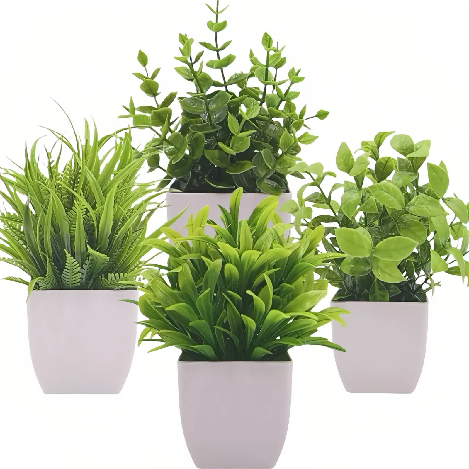 Fábrica directa al por mayor transfronterizo imitación verde de flores falsas de oficina decoración interior imitación bonsai image 3