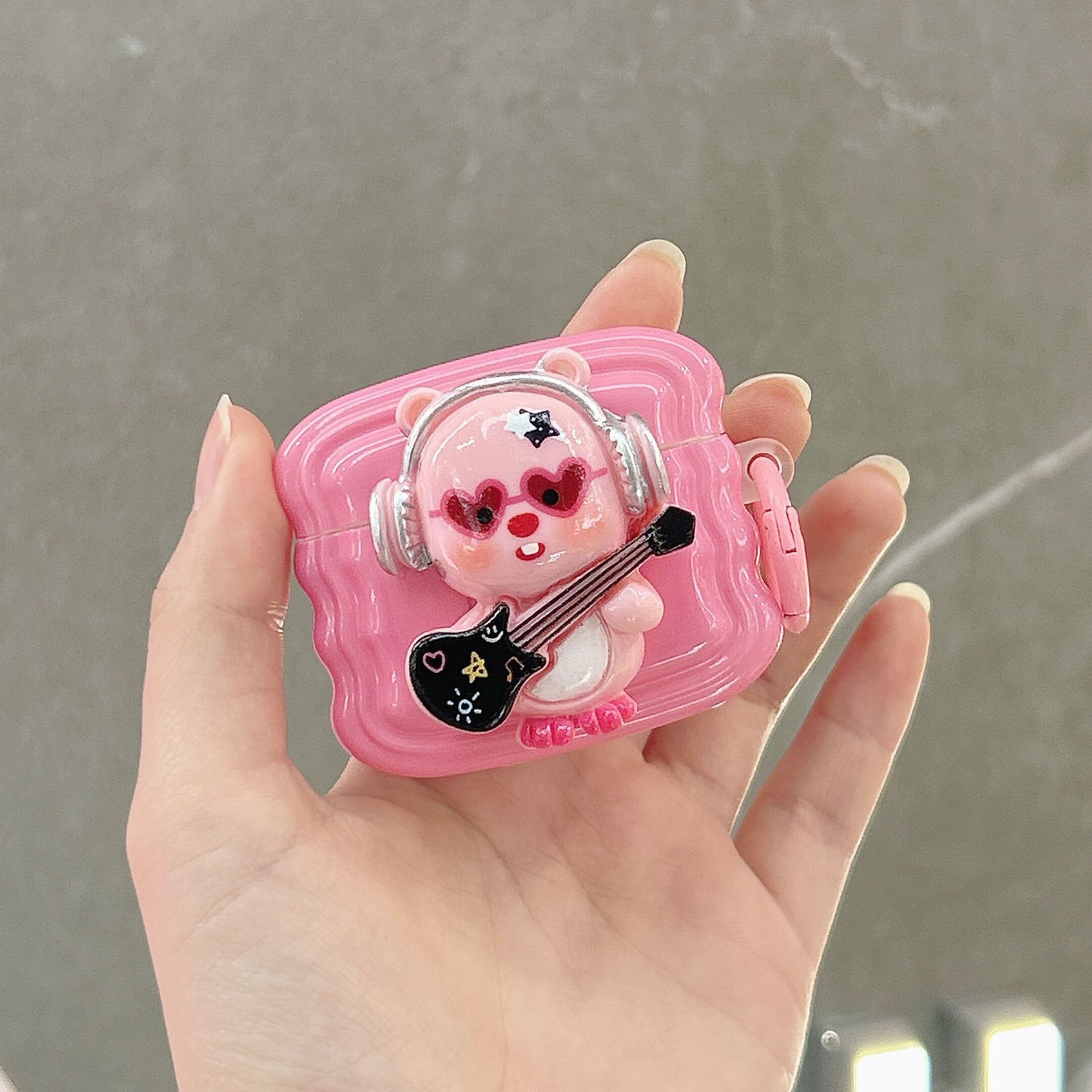 Three-dimensional cute Ruby applicable airpods3 protective case pro2 wireless Bluetooth headset case 1/2 generation cartoon female_voghion.com