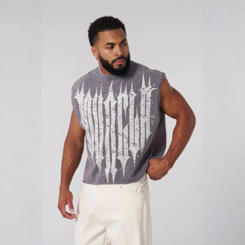 2025 New Youngla Men's Vest Summer New Fashion Casual Cotton Sleeveless T-Shirt Sports Fitness Vest