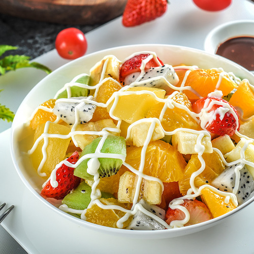 Fresh Jiduo 0 fat ketchup vegetables fruit tomato salad dressing light food sauce fitness Western-style dressing combination