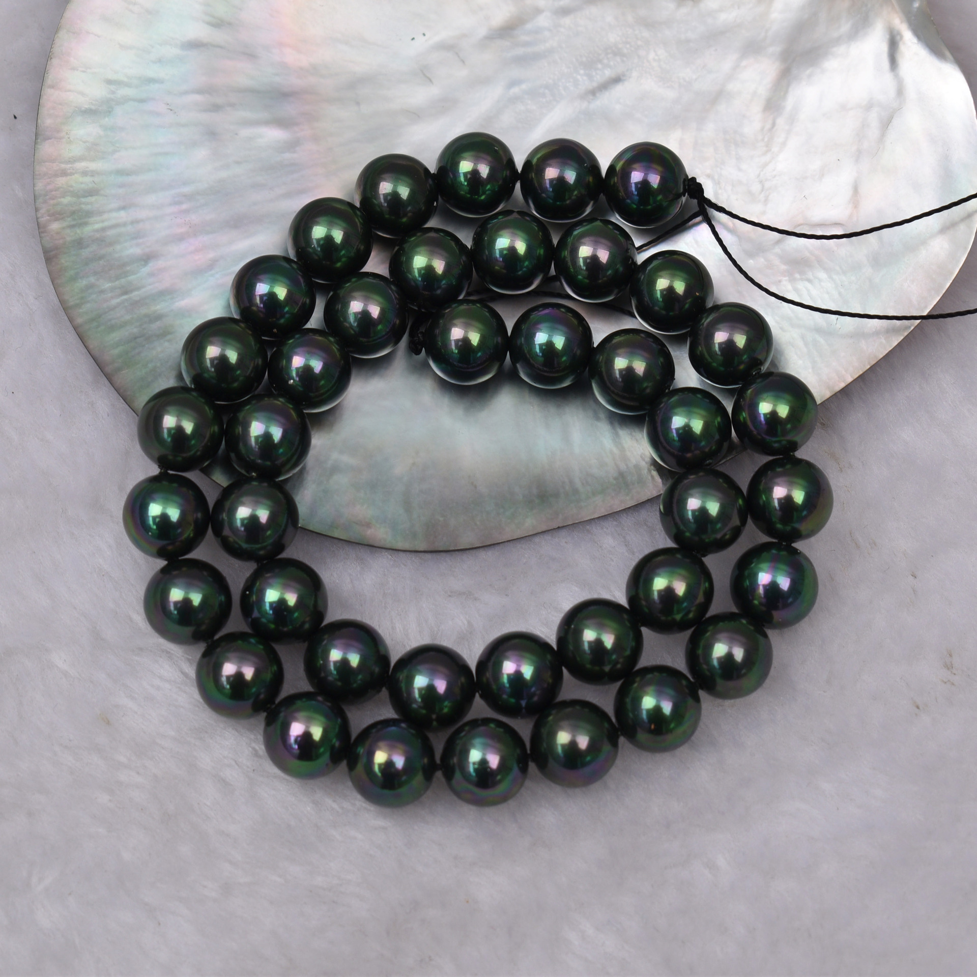 蝶貝模造真珠散珠DIYネックレス手作りジュエリーアクセサリー直穴カラフルパール原材料卸売ガラス