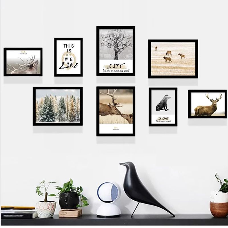 PVC磁吸相框免打孔磁性照片墙画框相片磁力儿童画创意墙贴装裱6寸