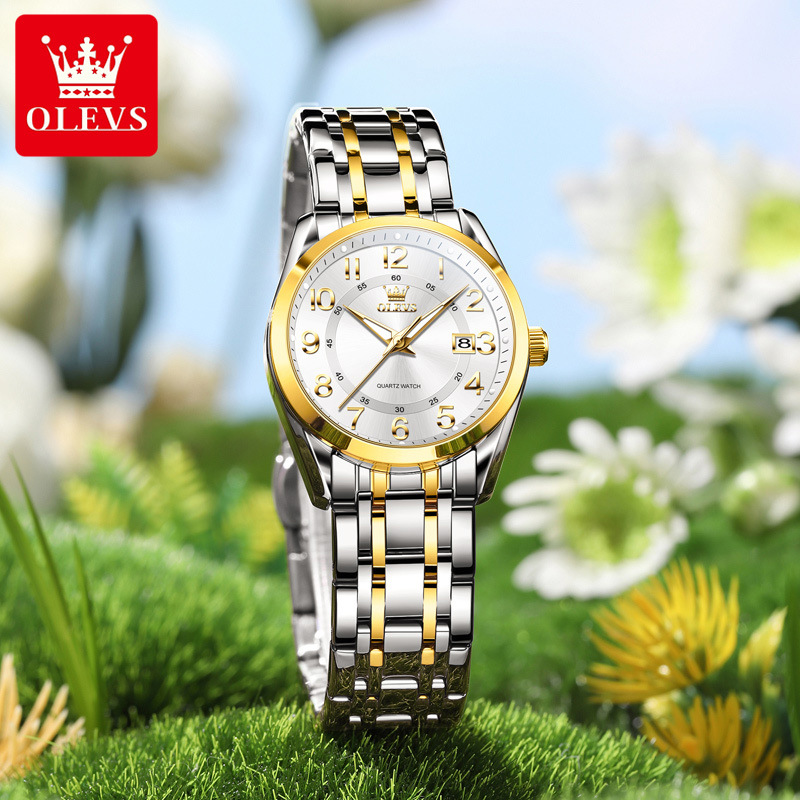 Olevs Watch Women's Fully Automatic Digital Watch Women's Waterproof Watch Southeast Asia's Best-Selling Quartz Watch