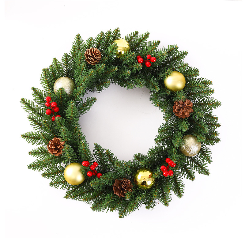 Navidad guirnalda 30/40/50/60cm árbol de Navidad Festival decoración regalo creativo decoración colgante diseño de la escena de la decoración