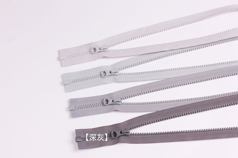 YKK拉链5号树脂胶牙开口开尾拉锁冲锋衣外套校服羽绒服专用|undefined