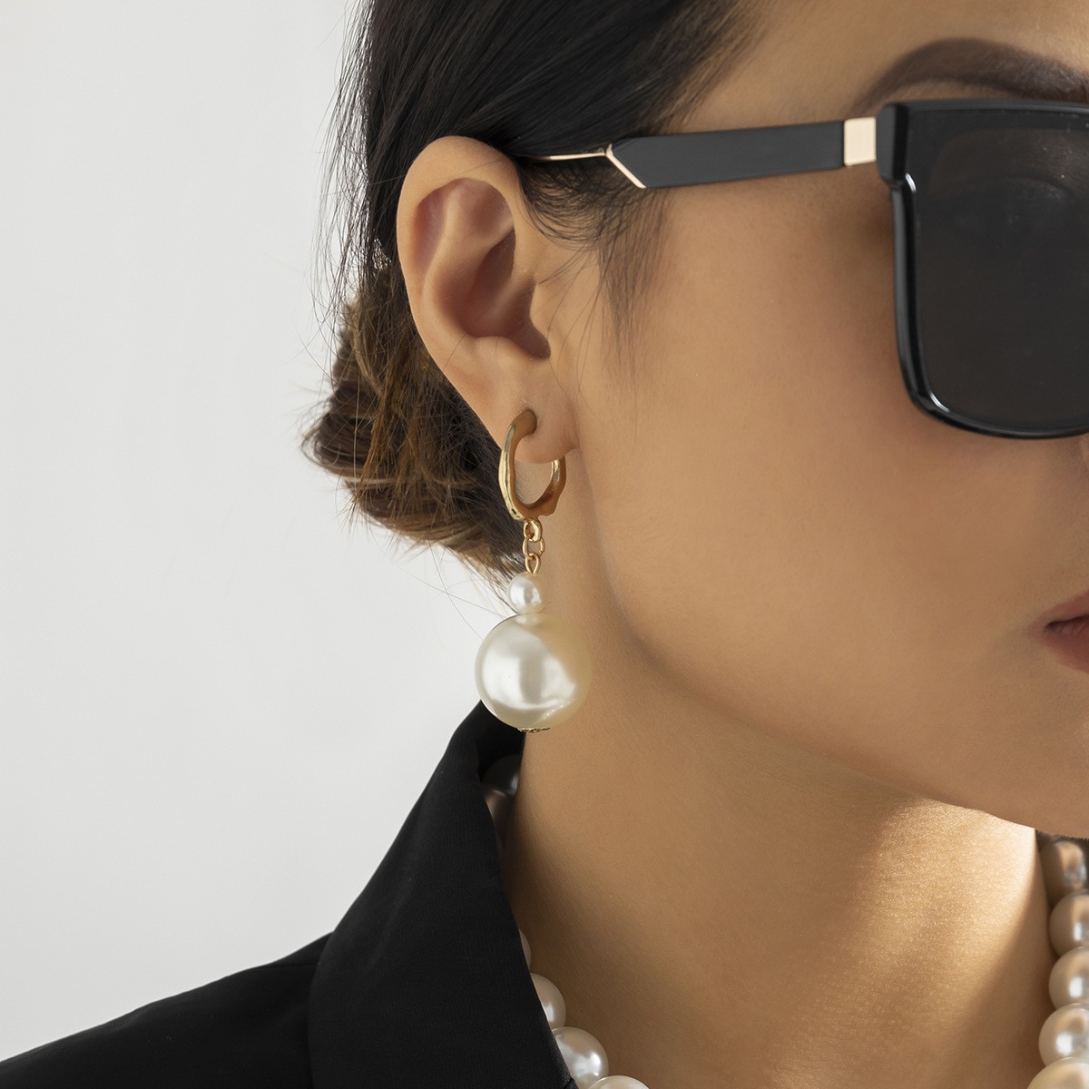 Collier pour femme tendance simple et polyvalent design perles_voghion.com