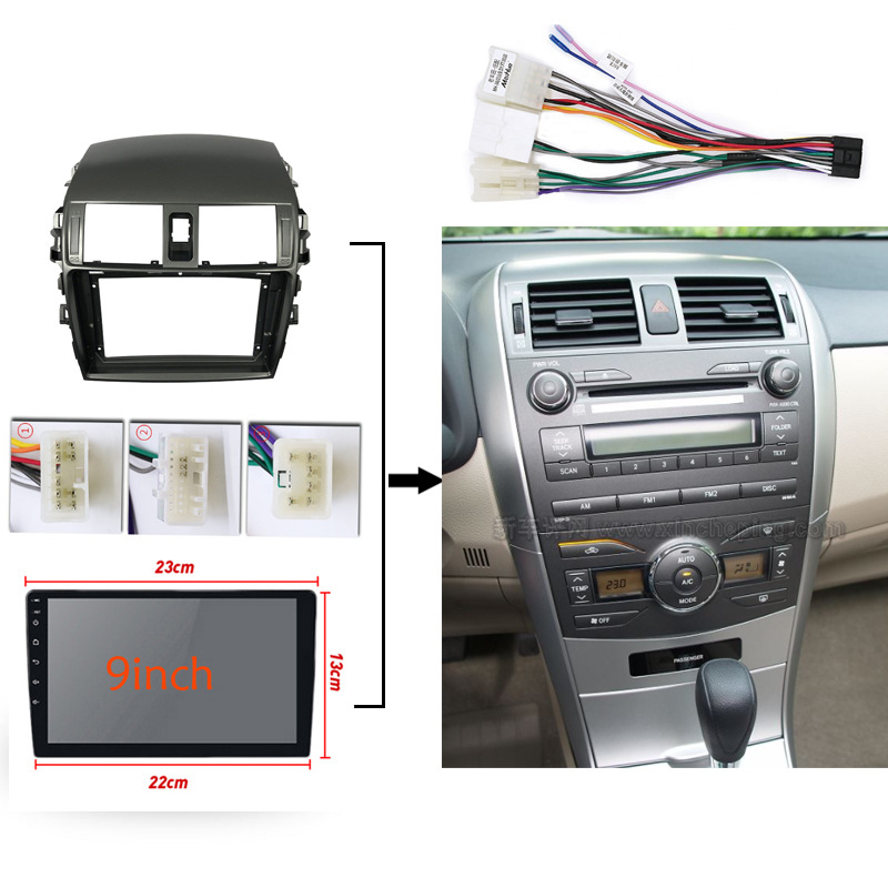 Suitable for Toyota Corolla 06-13 Gps Android Navigation System with Bluetooth and Reversing Camera Intelligent Car Machine