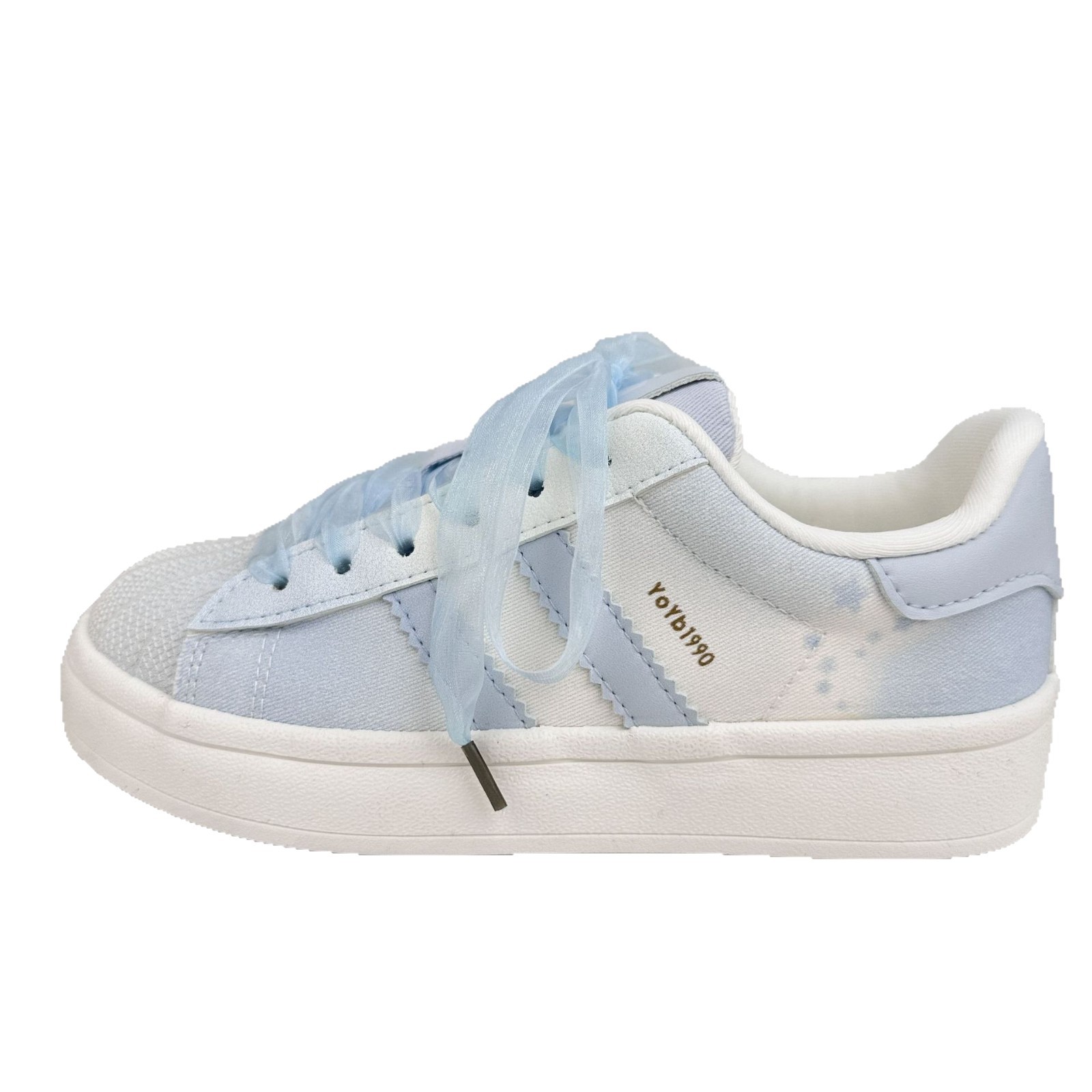 Farwave Shell cabeza zapatos blancos para mujeres 2025 nuevo verano dopamina versátil transpirable zapatos de skate de estudiantes casuales