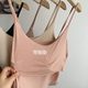 Camisole Women's Spice Girl Outer Wear with Chest Pad Beautiful Back Outer Expansion Bra One-piece Underwear Cotton Inner Base Top Women's Top