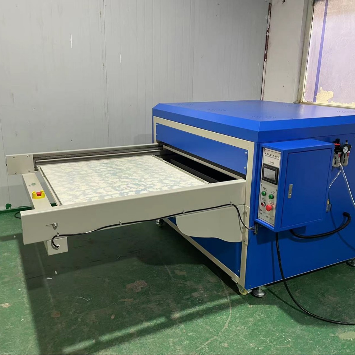 Máquina de transferencia de sublimación automática de doble estación de un solo lado Máquina de sublimación de doble estación neumática Máquina de estampado en caliente de transferencia de calor Jinke