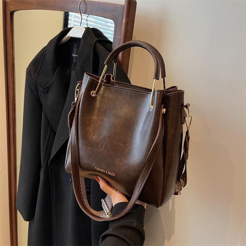 capacious one-shoulder bag