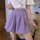 chubby girl plus size Casual Shorts Women's Summer 2024 New High Waist Slimming Loose Outer Wear All-Match A- Shaped Wide-Leg Pants