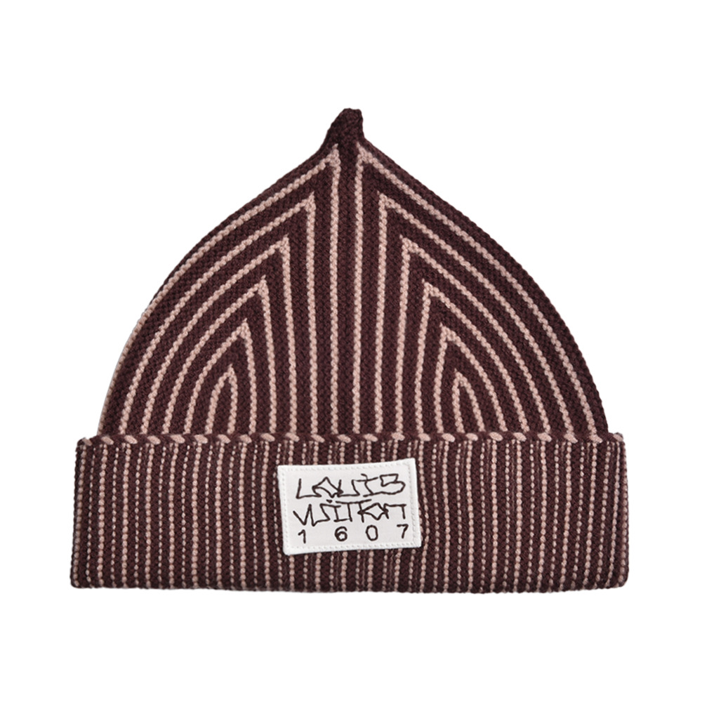 Unisex Basic Simple Style Stripe Eaveless Wool Cap display picture 2