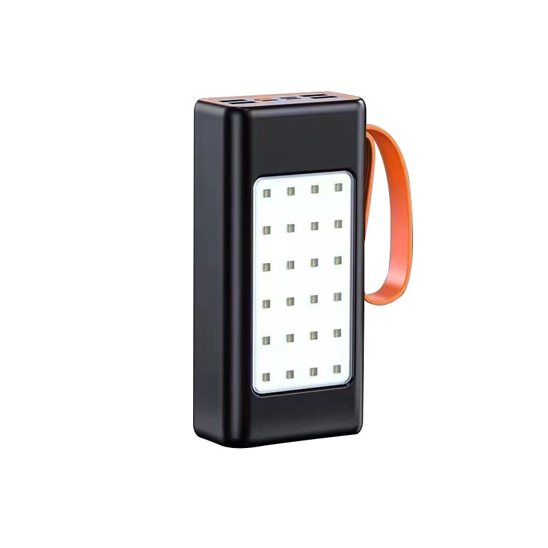 Lámpara de iluminación doble LED compacta y conveniente al aire libre con cable multipuerto doble salida USB 66w gran capacidad carga rápida tesoro de carga