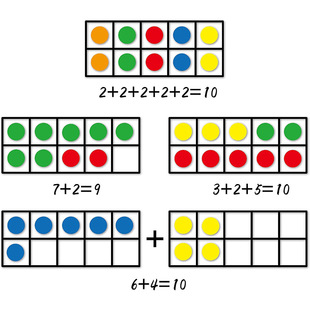 Magnetic EVA children learn arithmetic round arithmetic suit magnetic plane arithmetic disk children learn arithmetic easily