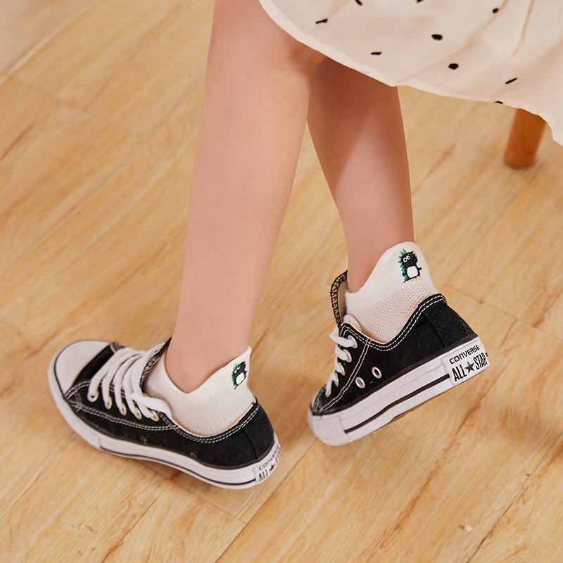 2023 normeituan nueva primavera y verano clase de malla ultrafina un algodón peinado calcetines de hombre y mujer tubo corto transpirable