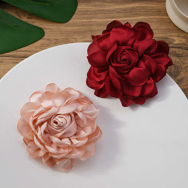 Spilla camelia vintage elegante da donna accessorio per abito_voghion.com