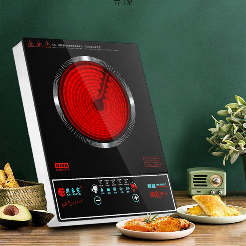 Electric ceramic stove household smart 2200W new light wave induction cooker tea stove cross-border factory foreign trade wholesale