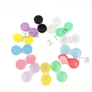 Double Cross-Border Box Internet Celebrity Contact Lens Companion Storage Storage Glasses Box Candy Multi-Color