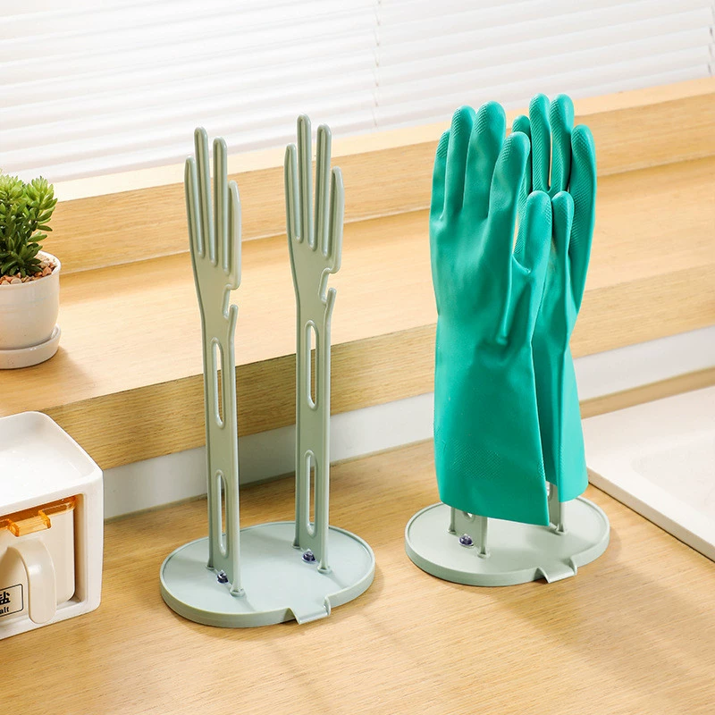 Двойной крючок-струйник с присосками для сушки перчаток и полотенец, подставка для слива воды на кухонный стол