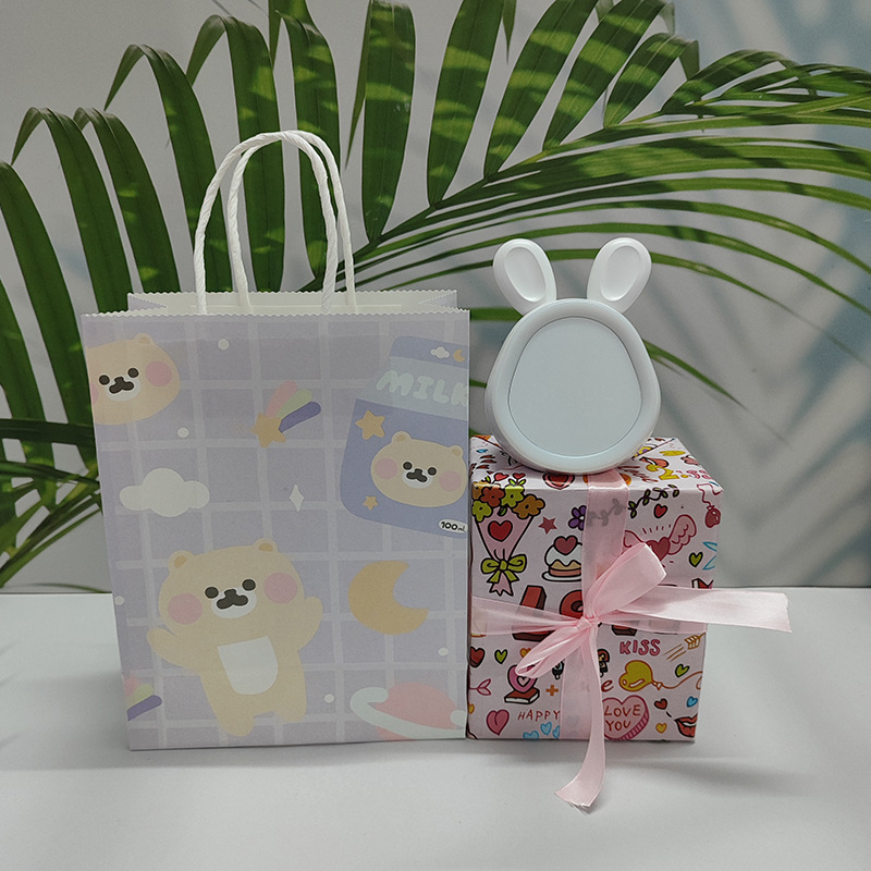 Despertador Conejo LED Recargable con Números Luminosos y Luz Nocturna, Diseño Infantil, Reloj Digital image 24