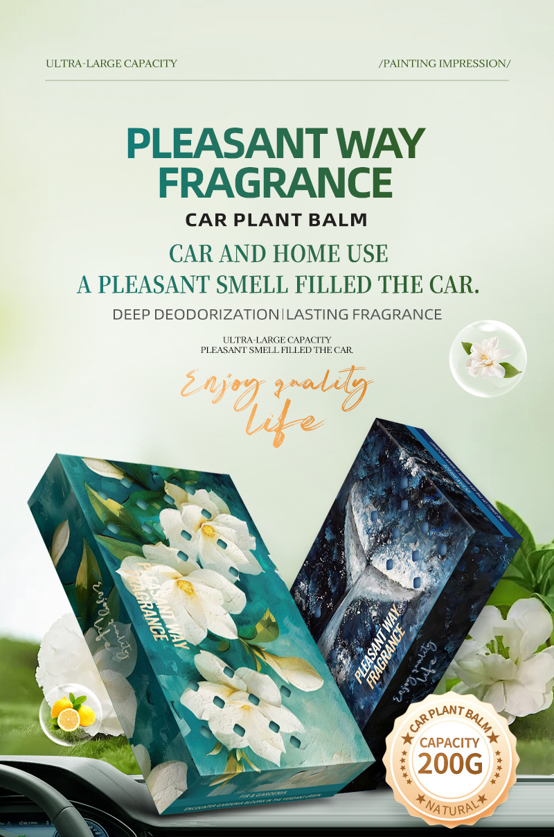 Cross-border Amazon Debedi Car Fragrant Bricks Lasting Fragrance and Odor Removal Large Capacity Interior Aromatherapy tik Hair