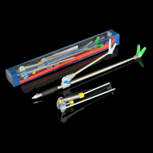 2.1m Stainless Steel Fishing Stand, Dual-Purpose Ground-Insertable Fishing Box Rod Holder, Black Pit Rod Stand, Fishing Gear Wholesale