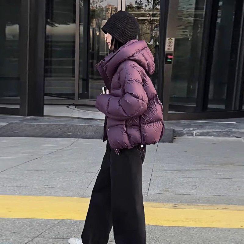 棉服女款2025新款羽绒棉衣加厚短款冬季外套反季泡芙棉袄|undefined