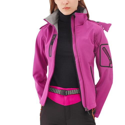 New Product Softshell Jacket, Men's and Women's Outdoor Windproof Waterproof Fleece Jacket, Ladies' Outerwear, Wholesale Manufacturer Direct