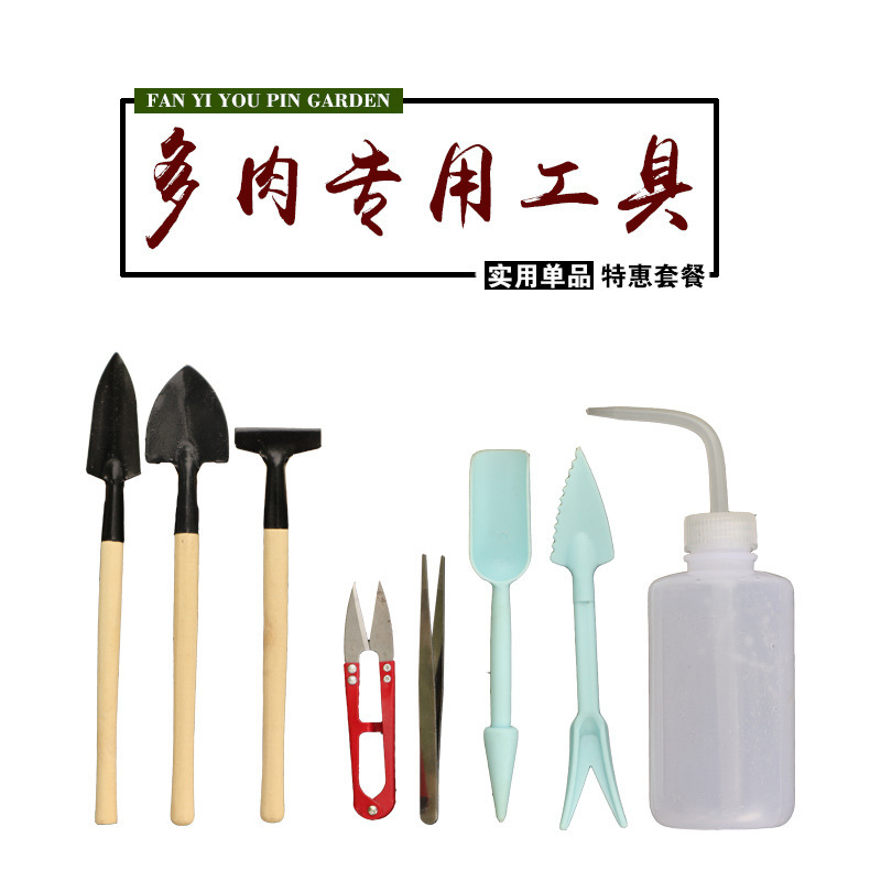 Succulent Planting Tools, Gardening Accessories, DIY Succulent Watering Cans, Shovels, Spray Cans, Practical Tools