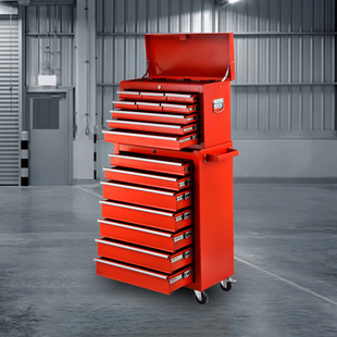 Auto Repair Mobile 13 Drawer Trolley Hardware Tool Cabinet Workshop Tool Storage Cabinet Multi-Functional Mobile Storage Cabinet