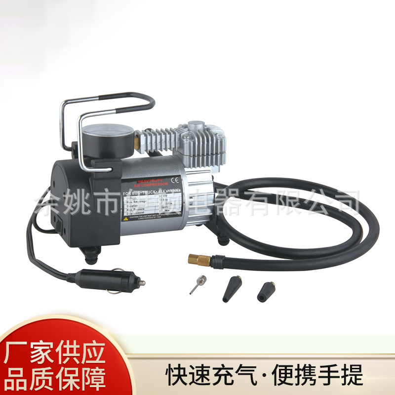 供应车载汽车充气泵自行车摩托车车轮打气机便携式充气泵