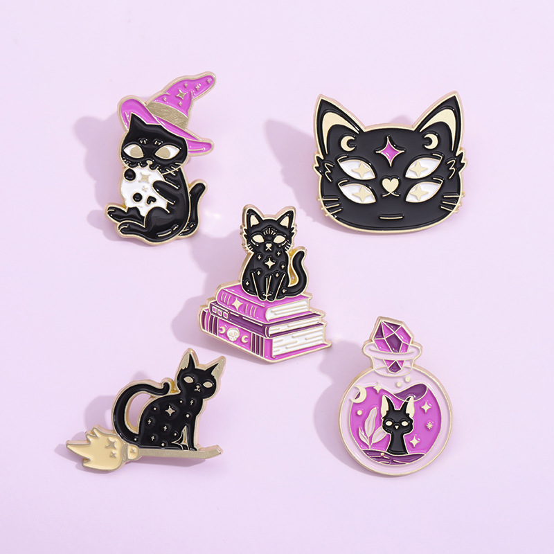 7g Weight Simple Style Classic Style Pin Animal Color Block Alloy Stoving Varnish Unisex Brooches