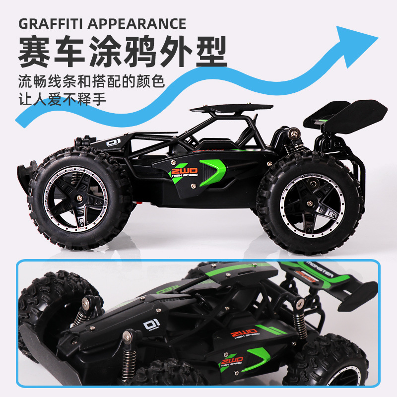 Coche de Control Remoto para Niños, Coche de Juguete de Control Remoto Recargable, Coche de Escalada Todoterreno de Aleación con Control Remoto