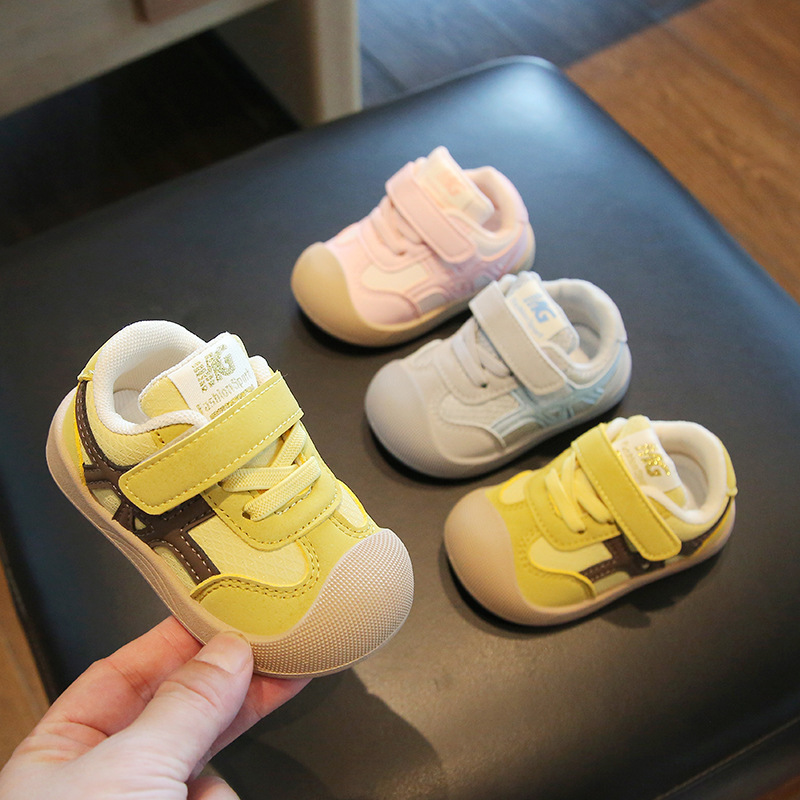 Spring and Autumn Children's Sneakers, Soft-Soled Children's Leather Shoes, Boys' and Girls' Shoes, Lightweight Functional Shoes, Toddler Shoes, Baby Shoes