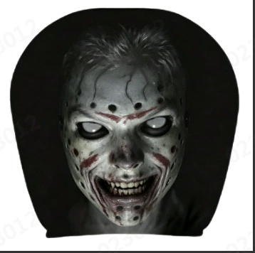Universal seat cover with Female Ghost and Skull Print, Customizable - 52-double-sided-printing-1pc-26cm28cm