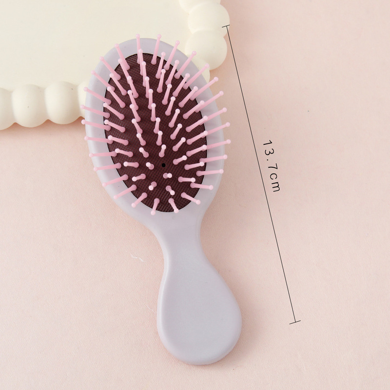 マカロンエアバッグコーム学生ポータブルヘアコーム女性のポータブルエアクッションコームマッサージコーム家庭用ヘアコーム小さなコーム|undefined